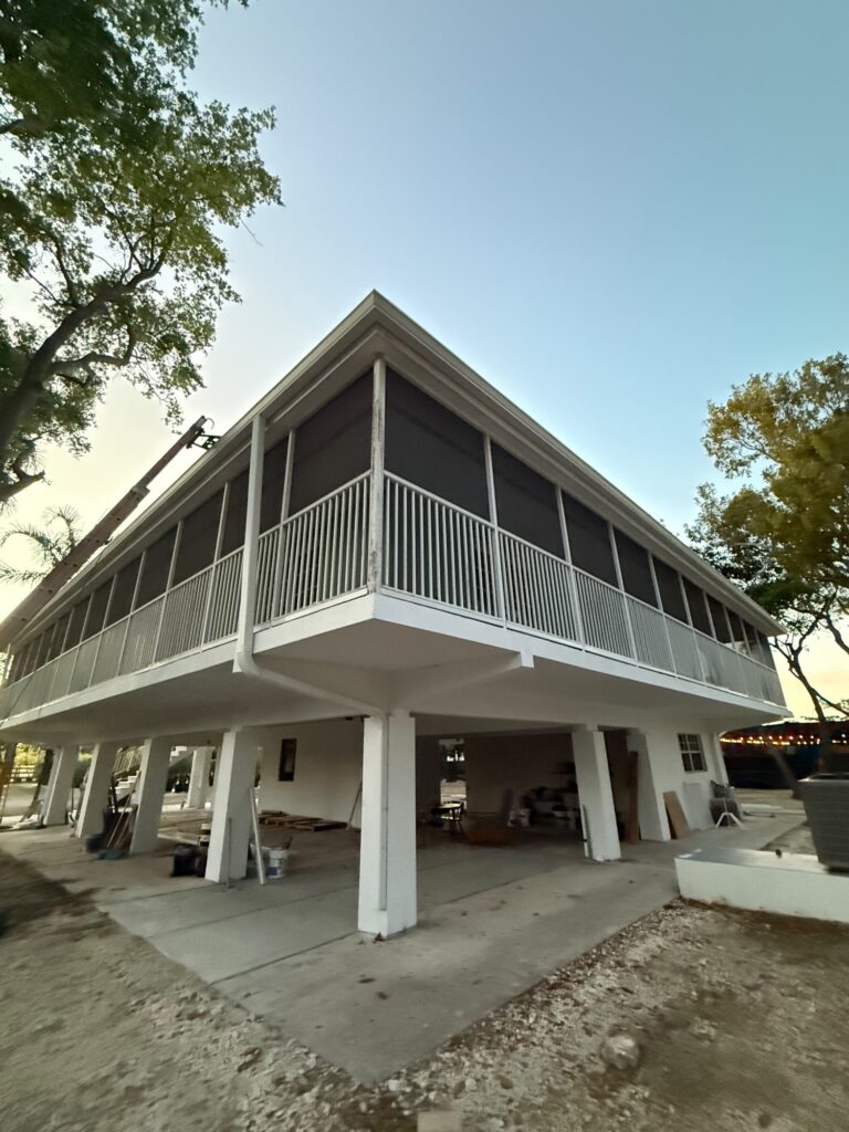Rainwater drainage fitted to a property in Miami Gardens, Florida