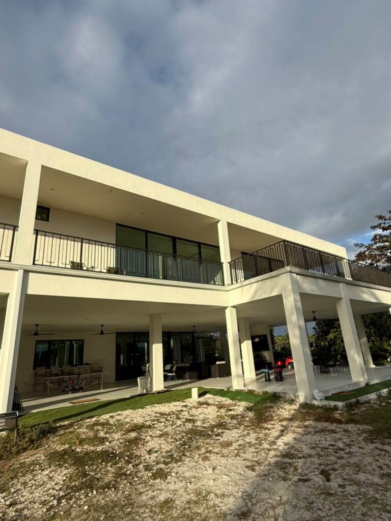 Rainwater drainage fitted to a property in Miami Gardens, Florida