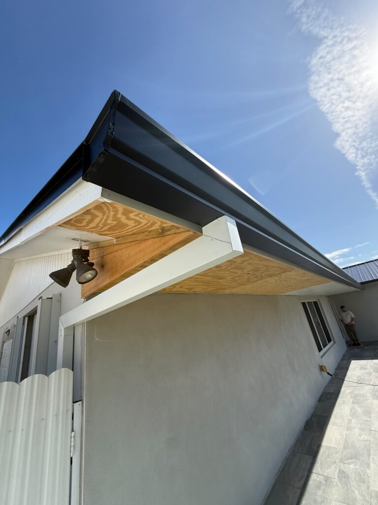 Residential gutter system installed in Hialeah, Florida