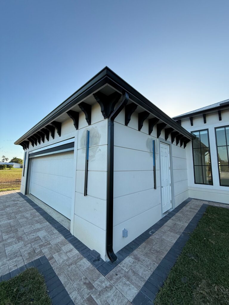 Guttering and downspout fitted by Joya General Services in Miami Gardens, Florida