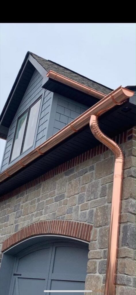 Residential gutter system installed in Hialeah, Florida