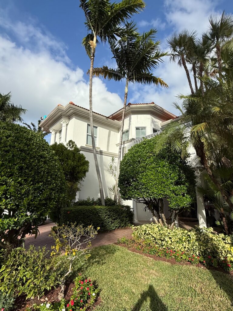 Rainwater drainage fitted to a property in Miami Gardens, Florida