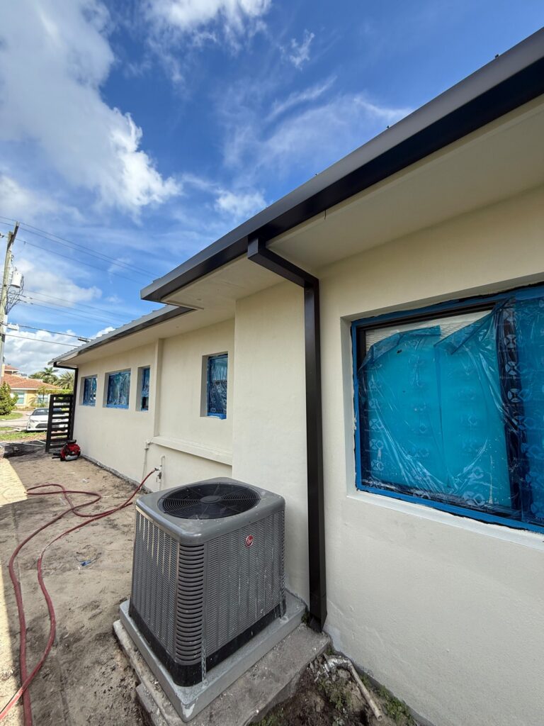 Gutter work completed by Joya General Services in South Florida