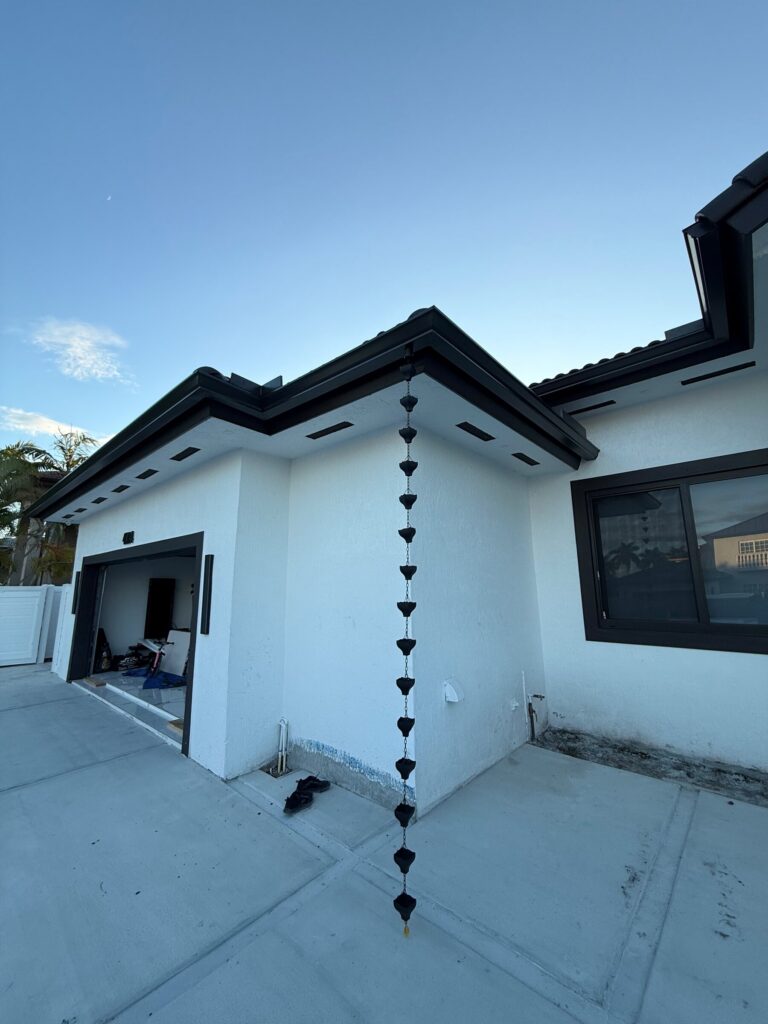 Gutter work completed by Joya General Services in South Florida